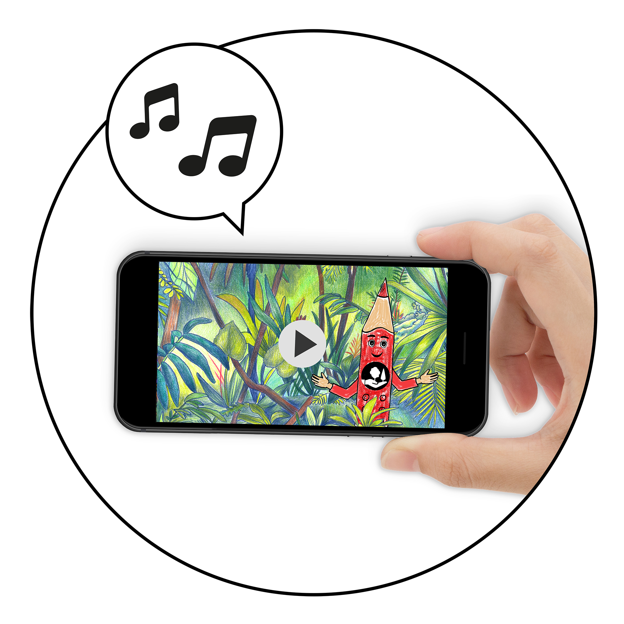 Je m'installe et je me laisse porter par l'histoire et mon dessin animé de plusieurs minutes.