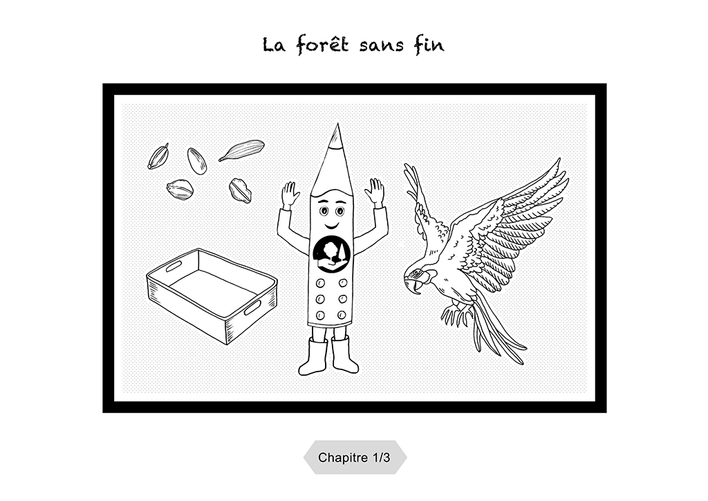 Première planche de l'histoire Faber-Castell