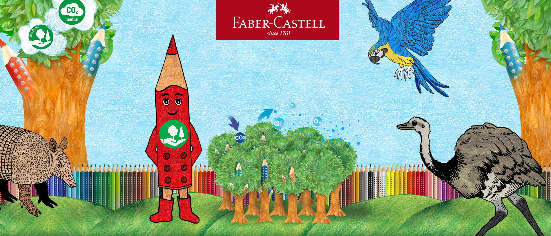 Couverture du livret de coloriage animé Faber-Castell