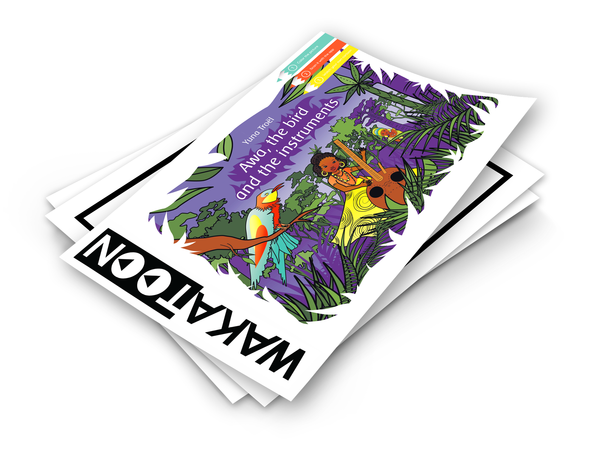 Awa, the bird and the instruments