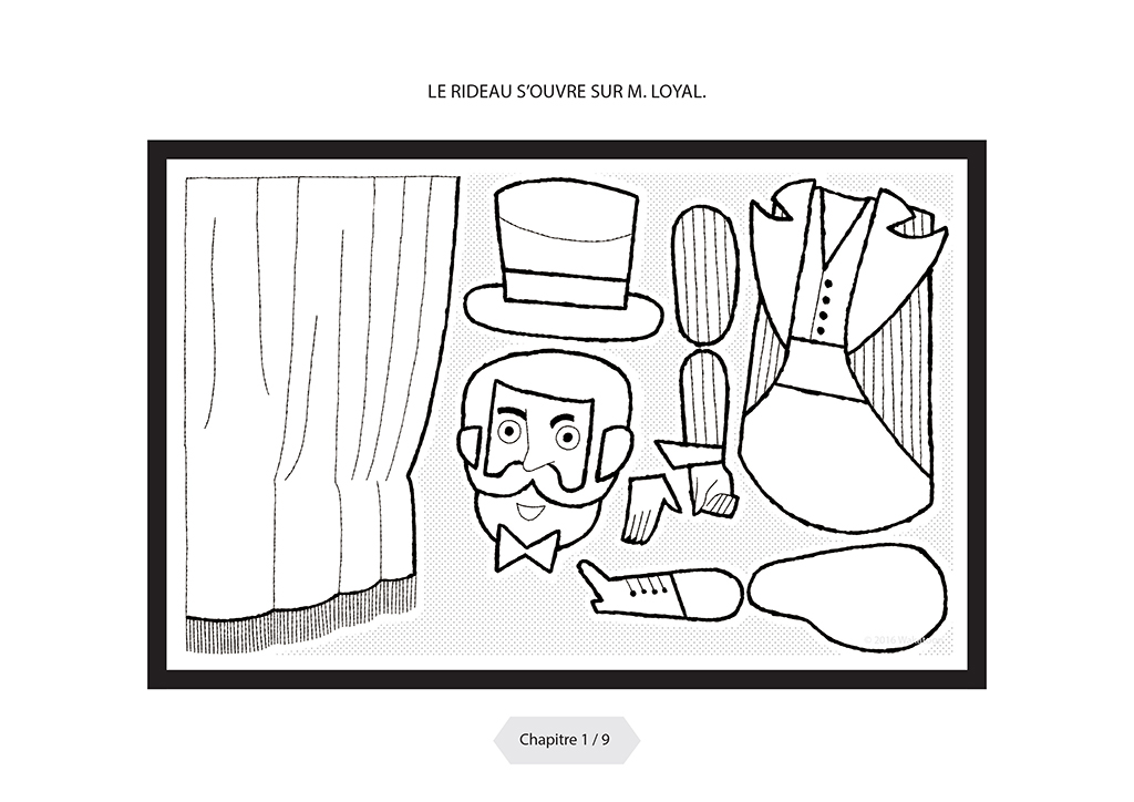 Coloriage animé Les bras cassés - Chapitre 1 - Bienvenue au cirque