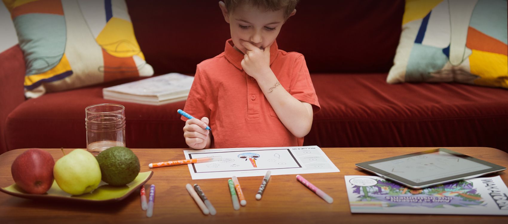 L'application Wakatoon permet de libérer la créativité de vos enfants grâce à une activité ludique : le coloriage animé. Les enfants colorient les dessins puis les prennent en photo pour les voir se transformer en un véritable dessin animé.